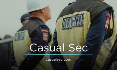 CasualSec.com - Creative brandable domain for sale